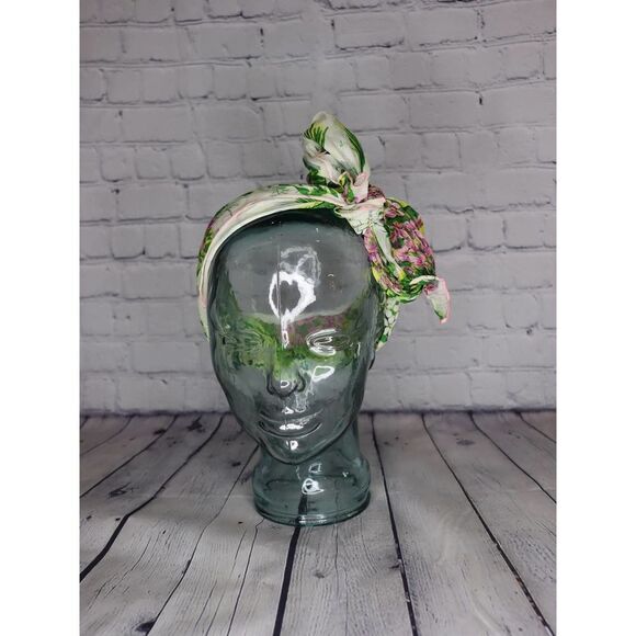 Vintage Floral Head Scarf!! (Na-kid not included!) - Picture 7 of 7